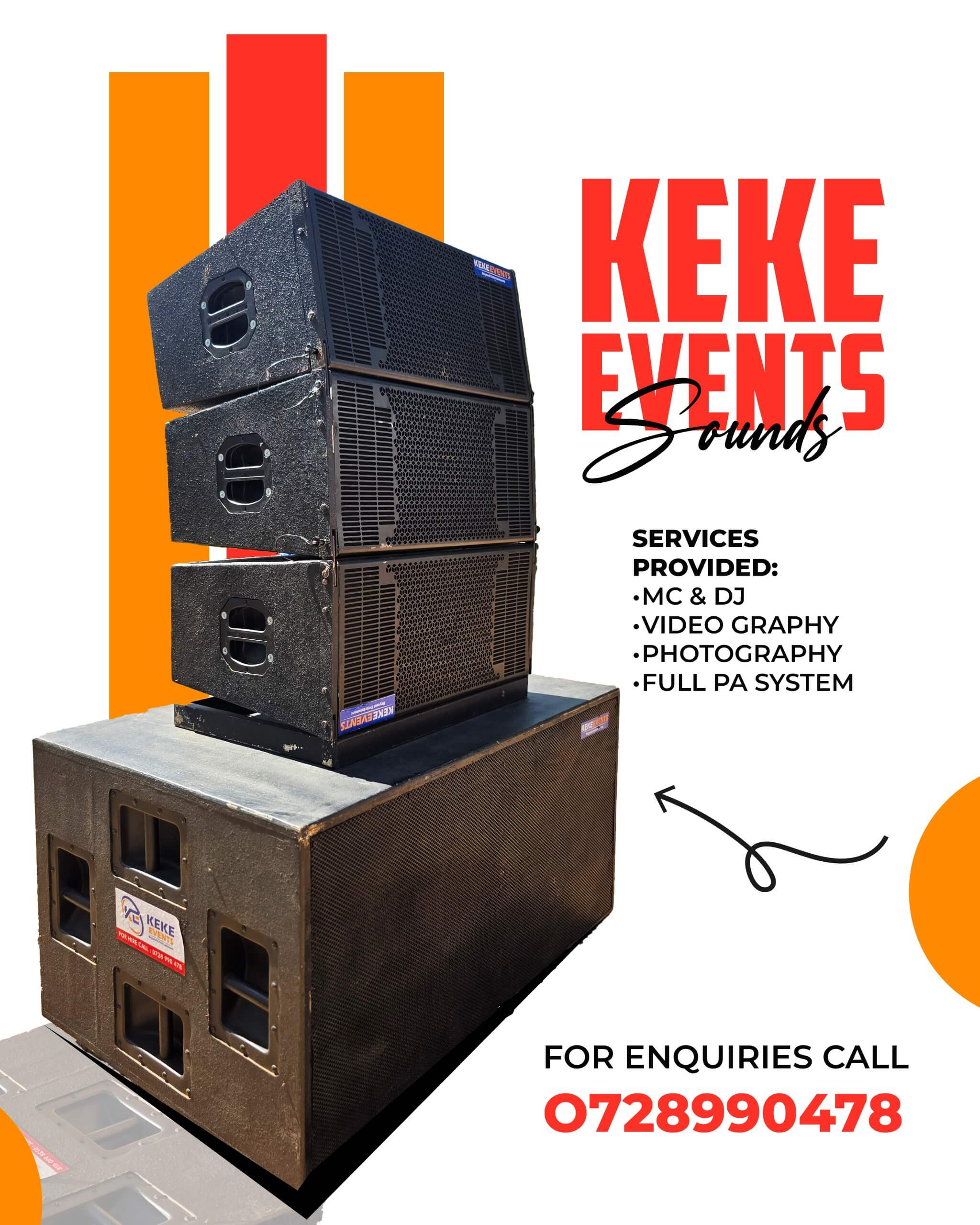 Event sound equipment