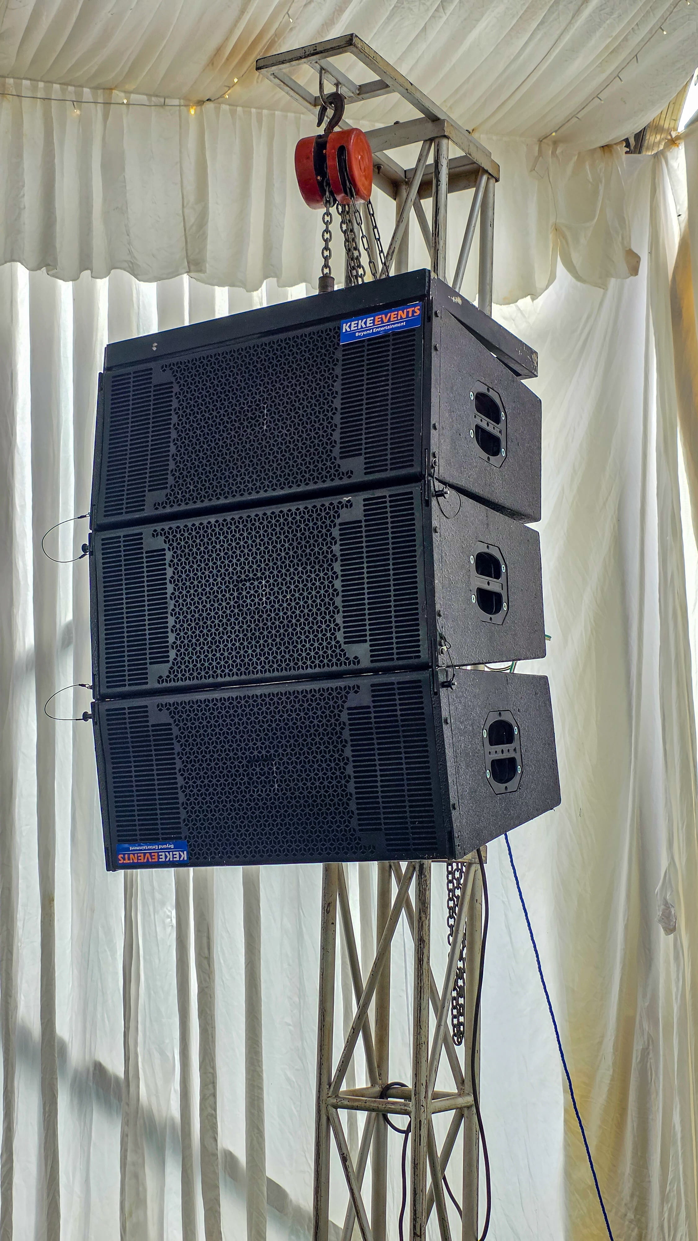 Event audio equipment
